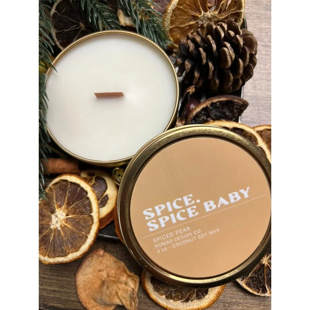 Spice Spice Baby Clean Scent Candle 4oz Tin